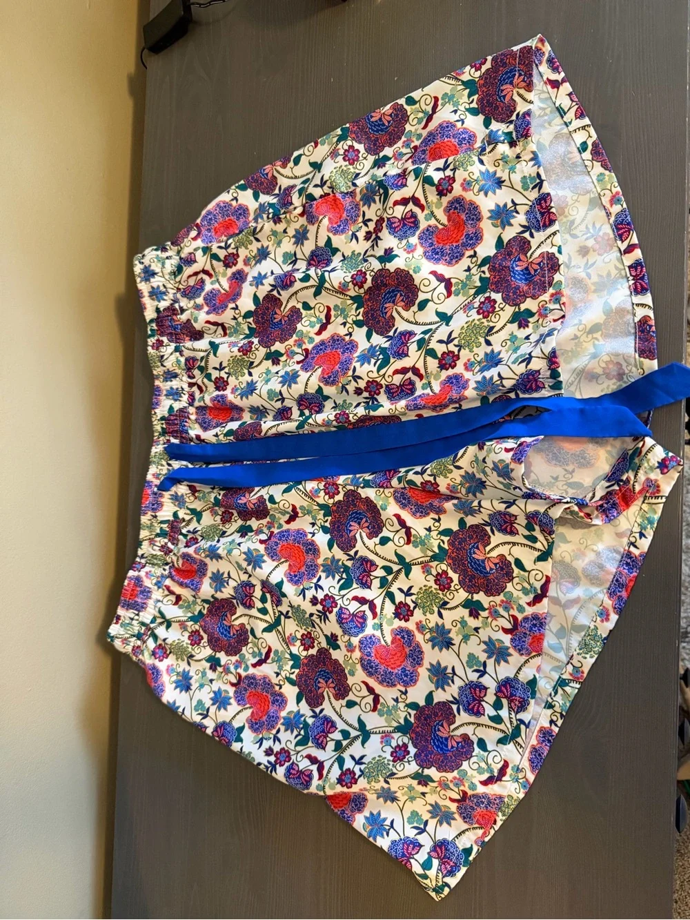 summersalt Satin Floral Short Pajama Set